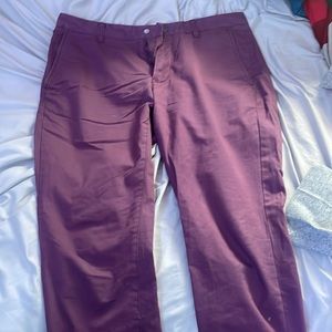 Bonobos Mens Khaki Pants (32/30) Magenta